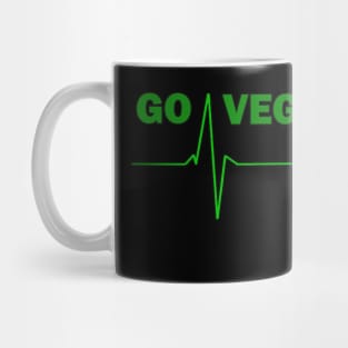 Go vegan and flatline Mug